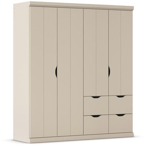rauch Kleiderschrank »Frieda«, beige, 4-türig, 4 Schubladen