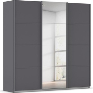 rauch Kleiderschrank Schwebetürenschrank ´s Choice Garderobe Schrank TOP ANGEBOT Avola (in 3 verschiedenen Ausstattungen BASIC/CLASSIC/PREMIUM inkl. Spiegel) mit eleganten Zierleisten in Chrom, Schwarz oder Weiß MADE IN GERMANY
