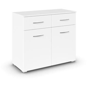 rauch Kommode »Aditio«, 2-türig, 2 Schubladen, 93 x 81 cm, weiß