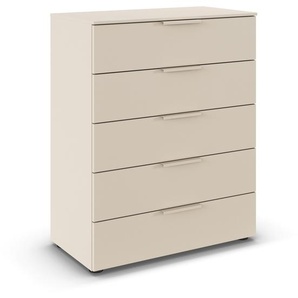 rauch Kommode »Flipp«, 5 Schubladen mit Soft-Close, beige/champagner