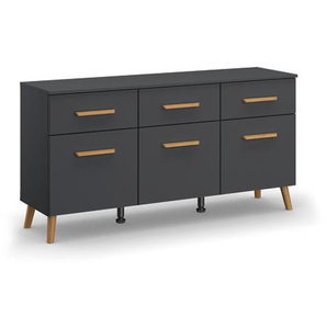 rauch Kommode »Skandi«, grau metallic