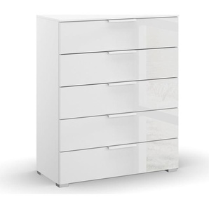 rauch Schubkastenkommode Skat Meridian Kommode Sideboard Wäscheschrank, mit 5 Schubladen mit Glasfront in elegantem Design