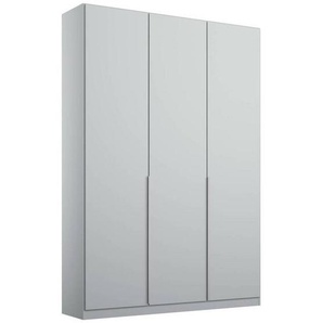 Rauch Möbel Drehtürenschrank Rauch Alabama, Hellgrau, Holzwerkstoff, 4 Fächer, 136x229x54 cm, Blauer Engel, Goldenes M, BQ - Bündnis für Qualität,