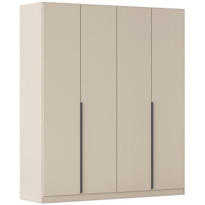 Rauch Möbel Drehtürenschrank Rauch Alabama, Champagner, Metall, 4 Fächer, 181x229x54 cm, Blauer Engel, Goldenes M, BQ - Bündnis für Qualität, Made in