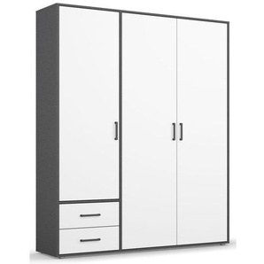 Rauch Möbelwerke Rauch Drehtürenschrank Voyager 3-türig, 2 Schübe AG441.31V3