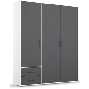 Rauch Möbelwerke Rauch Drehtürenschrank Voyager 3-türig, 2 Schübe AG450.31V3