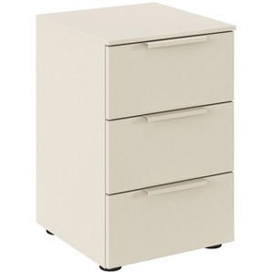 rauch Nachtkommode Nachttisch Nachtschrank Nachtkonsole FLIPP (Breite 40 cm), mit 3 Schubladen und Soft-Close-Funktion