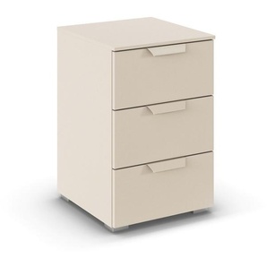 rauch Nachttisch »Holga« mit 3 Schubladen, 40 x 61 cm, beige (champagnerfarben)