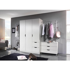 Kommode 93 x 67 x 42cm Weiß/Alpinweiß