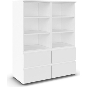 rauch Regalelement Regal Stauraum Bücherregal Standregal JOEL, mit vier Schuladen und sechs offenen Fächern MADE IN GERMANY