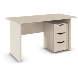 rauch Schreibtisch »Frieda«, 3 Schubladen, 140 x 66 cm, beige (champagnerfarben)