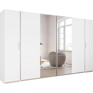 rauch Schwebetürenschrank Kleiderschrank Drehtürenschrank Schrank Garderobe KRONACH TOPSELLER mit Dreh- und Schwebetüren und Spiegel, viele Böden MADE IN GERMANY