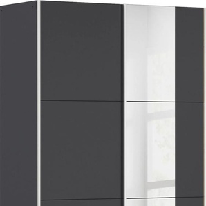 rauch Schwebetürenschrank »Kleiderschrank Drehtürenschrank Schrank Garderobe KRONACH TOPSELLER«, mit Spiegel und viel Stauraum, Metallgriffleisten, MADE IN GERMANY