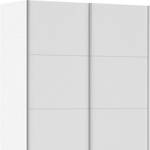 rauch Schwebetürenschrank Kleiderschrank Schrank Garderobe Wäscheschrank SEVILLA (in 3 verschiedenen Ausstattungen BASIC/CLASSIC/PREMIUM) Metall-Griffleisten alufarben oder Graumetallic MADE IN GERMANY