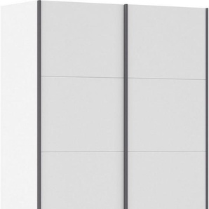 rauch Schwebetürenschrank Kleiderschrank Schrank Garderobe Wäscheschrank SEVILLA (in 3 verschiedenen Ausstattungen BASIC/CLASSIC/PREMIUM) Metall-Griffleisten alufarben oder Graumetallic MADE IN GERMANY