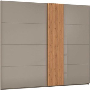 rauch Schwebetürenschrank »Kleiderschrank Schrank Garderobe Wäscheschrank TEGIO«, mit hochwertigen Holzdekoraufleistung und Glasfront MADE IN GERMANY
