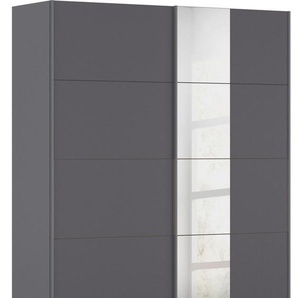 rauch Schwebetürenschrank Kleiderschrank Schrank Garderobe Schlafzimmerschrank OXFORD (in 3 verschiedenen Ausstattungen BASIC/CLASSIC/PREMIUM) mit Griffleisten aus Metall, auch für kleinere Räume MADE IN GERMANY
