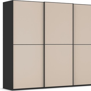 rauch Schwebetürenschrank Kleiderschrank Schrank Garderobe Schlafzimmerschrank SCALE-DUO edle zweigeteilte Türen Glas-Front mit 3 Zierleisten MADE IN GERMANY