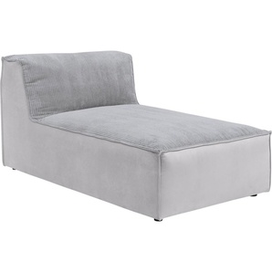RAUM.ID Chaiselongue Modulid, 1 Teile, als Modul oder separat verwendbar, Bezug in Cord