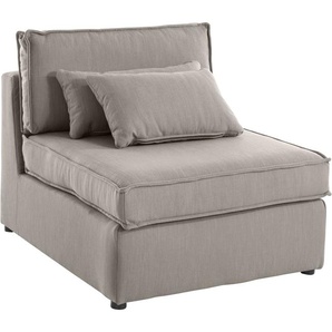 RAUM.ID Sofa-Mittelelement Florid, als Teil eines Modulsofas, fester Sitzkomfort, auch in Cord