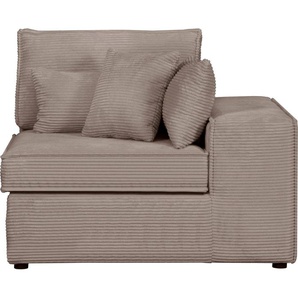 RAUM.ID Sofaelement Florid, als Teil eines Modulsofas, fester Sitzkomfort, auch in Cord