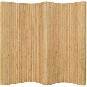 Raumteiler Bambus 250x165 cm Natur
