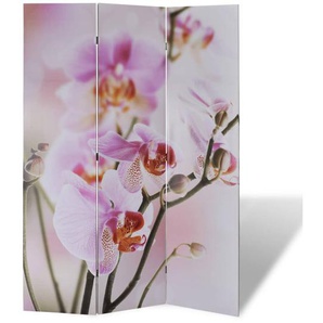 Raumteiler klappbar 120 x 170 cm Blume