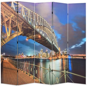 Raumteiler klappbar 200 x 170 cm Sydney Harbour Bridge