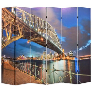 Raumteiler klappbar 228 x 170 cm Sydney Harbour Bridge