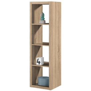 Raumteiler, Sonoma Eiche, Holzwerkstoff, 41x147x38 cm, Beimöbel erhältlich, Arbeitszimmer, Büroregale, Bücherregale