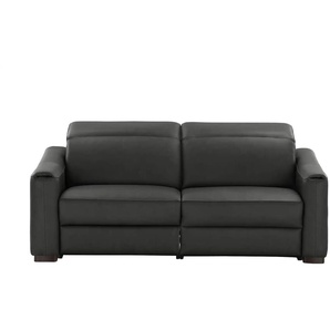 Ravensberger Werkstätten Einzelsofa Echlederbezug Corby ¦ schwarz ¦ Maße (cm): B: 196 H: 102 T: 107.0