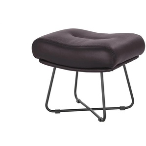 Ravensberger Werkstätten Hocker Leder RW Wing ¦ lila/violett ¦ Maße (cm): B: 63 H: 45 T: 42.0