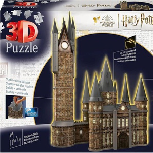 Ravensburger 3D-Puzzle Harry Potter Hogwarts Schloss - Astronomieturm - Night Edition, 626 Puzzleteile, Made in Europe, FSC® - schützt Wald - weltweit