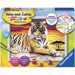 Ravensburger Malen nach Zahlen »Majestätischer Tiger«   