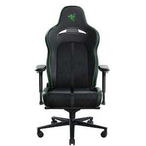 RAZER ENKI Pro Schwarz/ Grün - Premium-Gaming-Stuhl mit Alcantara®-Leder RZ38-03710100-R3G1