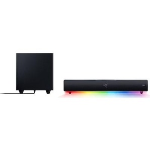 Razer Leviathan V2 Soundbar inkl. Subwoofer - Kompaktes Format, THX Audio, USB-C, Bluetooth, Powered by Razer Chroma™ RGB RZ05-03920100-R3G1