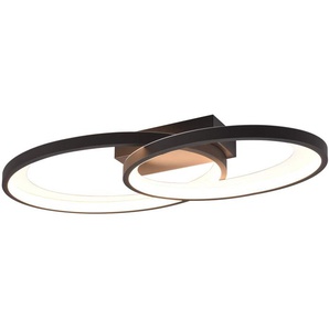 REALITY LED-Deckenleuchte Malaga R64482134 schwarz, 25 W, 2900 lm, 3000 K