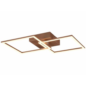 REALITY LED-Deckenleuchte Trail R64492165 coffee, 20 W, 2250 lm, 3000 K