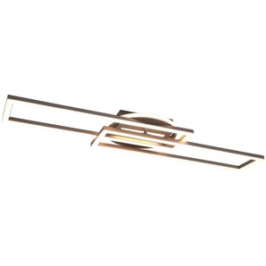 REALITY LED-Deckenleuchte Twister R67183107 nickel-matt, 30 W, 4500 lm, CCT
