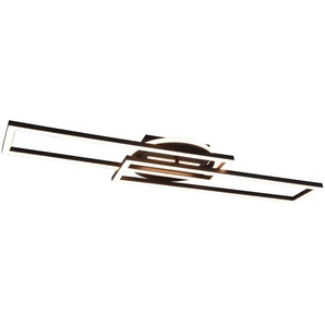 REALITY LED-Deckenleuchte Twister R67183132 schwarz, 30 W, 4500 lm, CCT