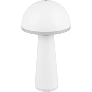 REALITY Leuchten LED Außen-Tischleuchte »FUNGO«, 1 flammig, Leuchtmittel LED-Board   LED fest integriert, Outdoor Akku Tischlampe inkl Ladestation USB-C, Lichtfarbe einstellbar