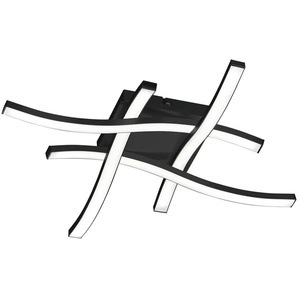 Reality Leuchten LED Deckenleuchte 4-flammig | schwarz | 46 cm | 7 cm | cm 46,0 |