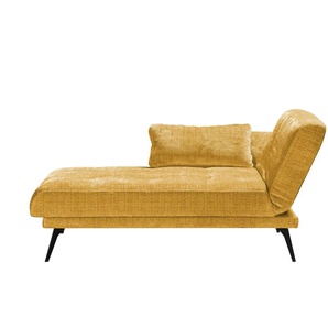 Recamiere Amira - gelb - Materialmix - 200 cm - 85 cm - cm 106,0 | Möbel Kraft