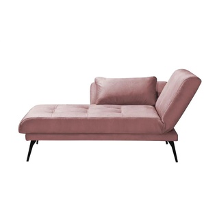 Recamiere Amira - rosa/pink - Materialmix - 200 cm - 85 cm - cm 106,0 | Möbel Kraft