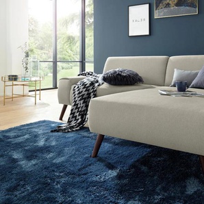 Recamiere EXXPO - SOFA FASHION Cosimo Sofas Gr. B/H/T: 236 cm x 82 cm x 169 cm, Webstoff, Recamiere rechts, ohne Bettfunktion-ohne Bettkasten, beige Longchair Longchairs Sofas