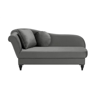 Recamiere - grau - Materialmix - 190 cm - 92 cm - cm 85,0 | Möbel Kraft