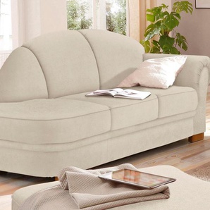 Recamiere HOME AFFAIRE Amrum Sofas Gr. B/H/T: 202 cm x 91 cm x 92 cm, Struktur flausch, Armlehne rechts, beige (creme) Recamieren und Ottomanen mit Federkern, Armteil links oder rechts