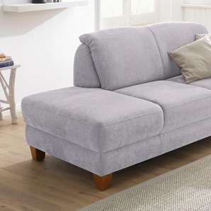 Recamiere HOME AFFAIRE Gotland Sofas Gr. B/H/T: 194 cm x 84 cm x 91 cm, Luxus-Microfaser, Armlehne rechts, grau Recamieren und Ottomanen wahlweise Armlehne links oder rechts, in drei Bezugsqualitäten