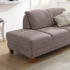 Recamiere HOME AFFAIRE Gotland Sofas Gr. B/H/T: 194 cm x 84 cm x 91 cm, Luxus-Microfaser, Armlehne rechts, grau (taupe) Recamieren und Ottomanen wahlweise Armlehne links oder rechts, in drei Bezugsqualitäten