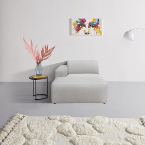 Recamiere INOSIGN Koa Sofas Gr. B/H/T: 114 cm x 73 cm x 159 cm, Webstoff, Armlehne links, beige Recamieren und Ottomanen angenehmer Komfort, schöne Proportionen